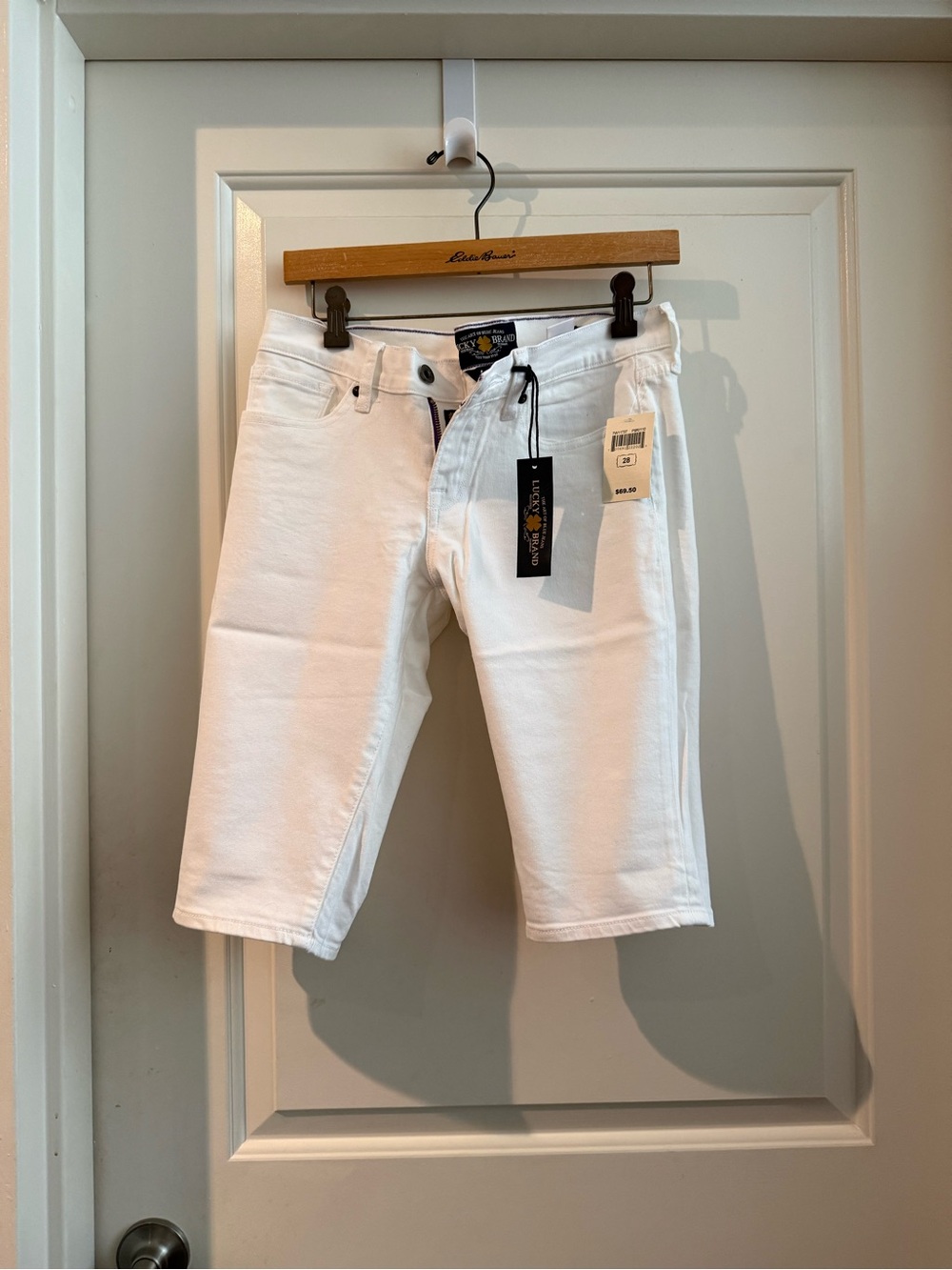 Lucky Brand White Denim Jean Shorts